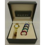 A Gucci wristwatch,