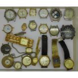 Lady's and gentleman's wristwatches