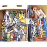 Die-cast model vehicles including Matchbox