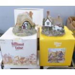 Twenty-one Lilliput Lane cottages,