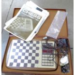 A Chess Challenger '10' computerised game