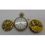 A Waltham pocket watch, etc.