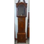 A 19th Century inlaid mahogany longcase clock case