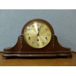 An early 20th Century mahogany mantel clock