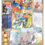 Sixty mainly DC and Marvel comics including Batman