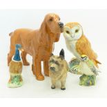 Five Beswick figures,