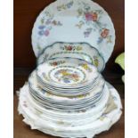 Wedgwood Avebury plates and Spode plates,