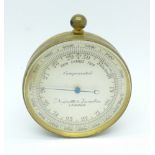 A pocket barometer by Negretti & Zambra,