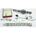 Silver and other jewellery