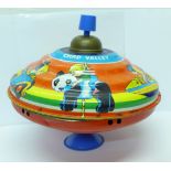A Chad Valley spinning top