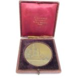 A Monte-Carlo bronze medal by Szirmai, Saison 1912-1913, in original case,