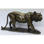 A resin figure of a tiger