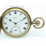 A Waltham full hunter pocket watch,