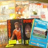 Football programmes, etc.