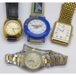 Lady's and gentleman's watches including Seiko and Certina (4)