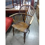 A 19th Century elm and beech Windsor chair