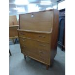 A teak bureau