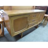 A teak sideboard