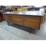 A teak sideboard