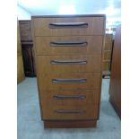 A G-Plan Fresco teak chest of drawers