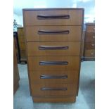 A G-Plan Fresco teak chest of drawers