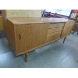 A Swedish Hugo Troeds Trio Model teak sideboard,