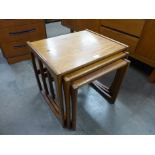 A G-Plan Quadrille teak nest of tables