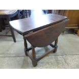 An oak occasional table