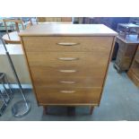 An Austin Suite teak chest of drawers