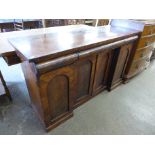 A Victorian mahogany sideboard