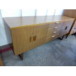 A teak sideboard