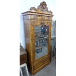 A 19th Century French fruitwood armoire