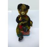 A Japanese Alps battery operated tin-plate bear