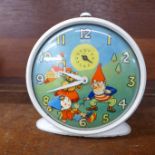 A Smiths Noddy bedside alarm clock