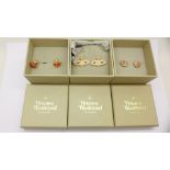 Three pairs of Vivienne Westwood earrings,