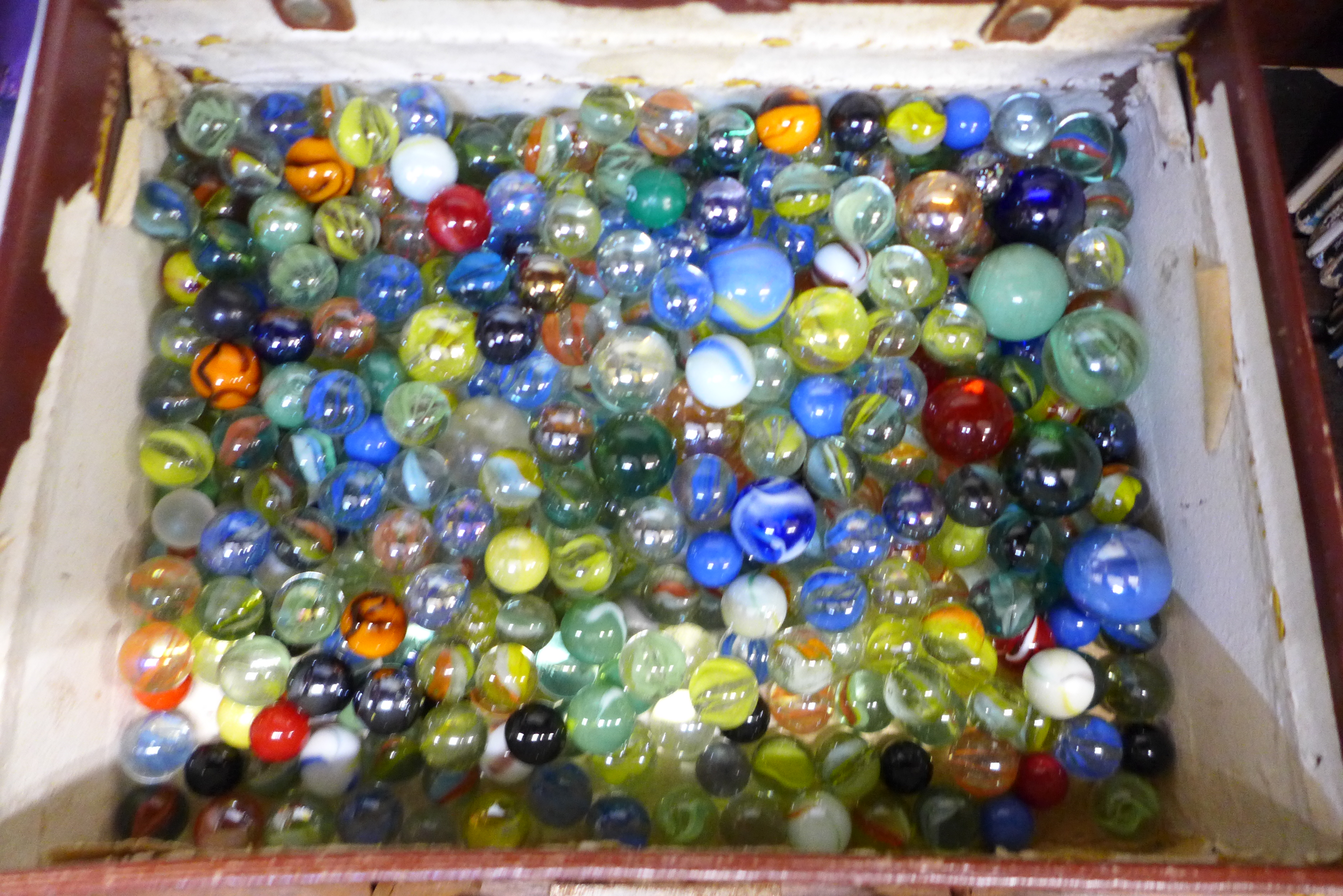 Over 300 marbles