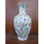 A Chinese floral decorated vase,