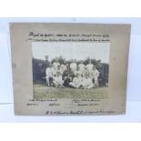 A military cricket team, photograph, R.G.A. Signalling Dept., (L.
