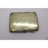 A silver card case and notebook, Birmingham 1912, Samuel M Levi,