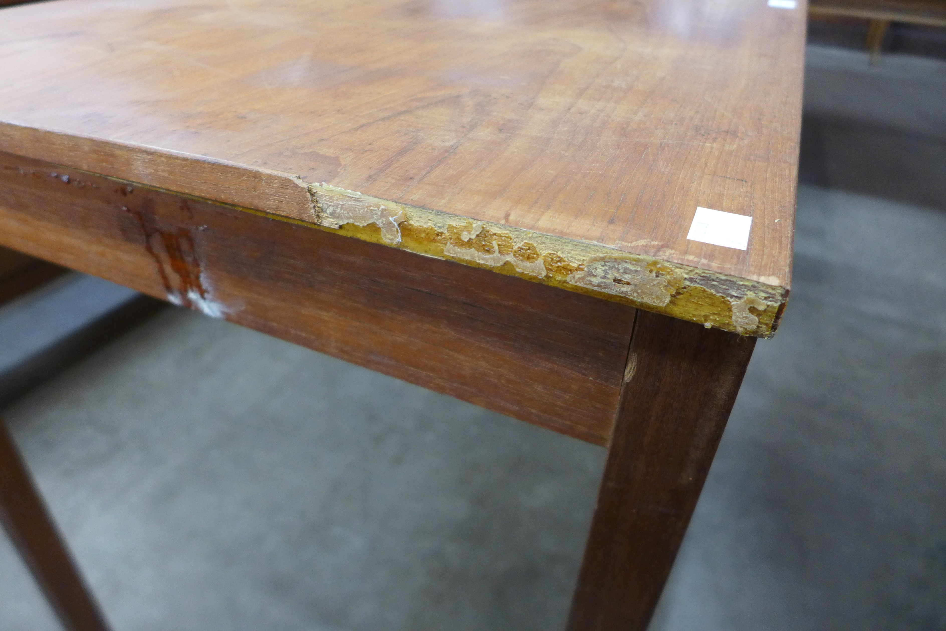 A Danish Domino Mobler teak desk - Image 2 of 2