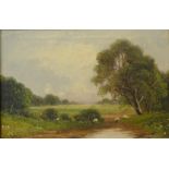 English School (19th Century), landscape,