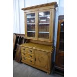 A Victorian pine dresser
