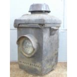 A British Rail railway lamp, manufactured by Lamp Manufacturing and Railway Supplies Ltd.