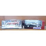 Two die-cast model vehicles,