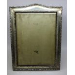 A silver photograph frame, Walker & Hall, 26cm x 19.