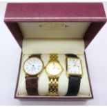 Three Rotary wristwatches including one lady's