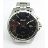 A Seiko Kinetic wristwatch