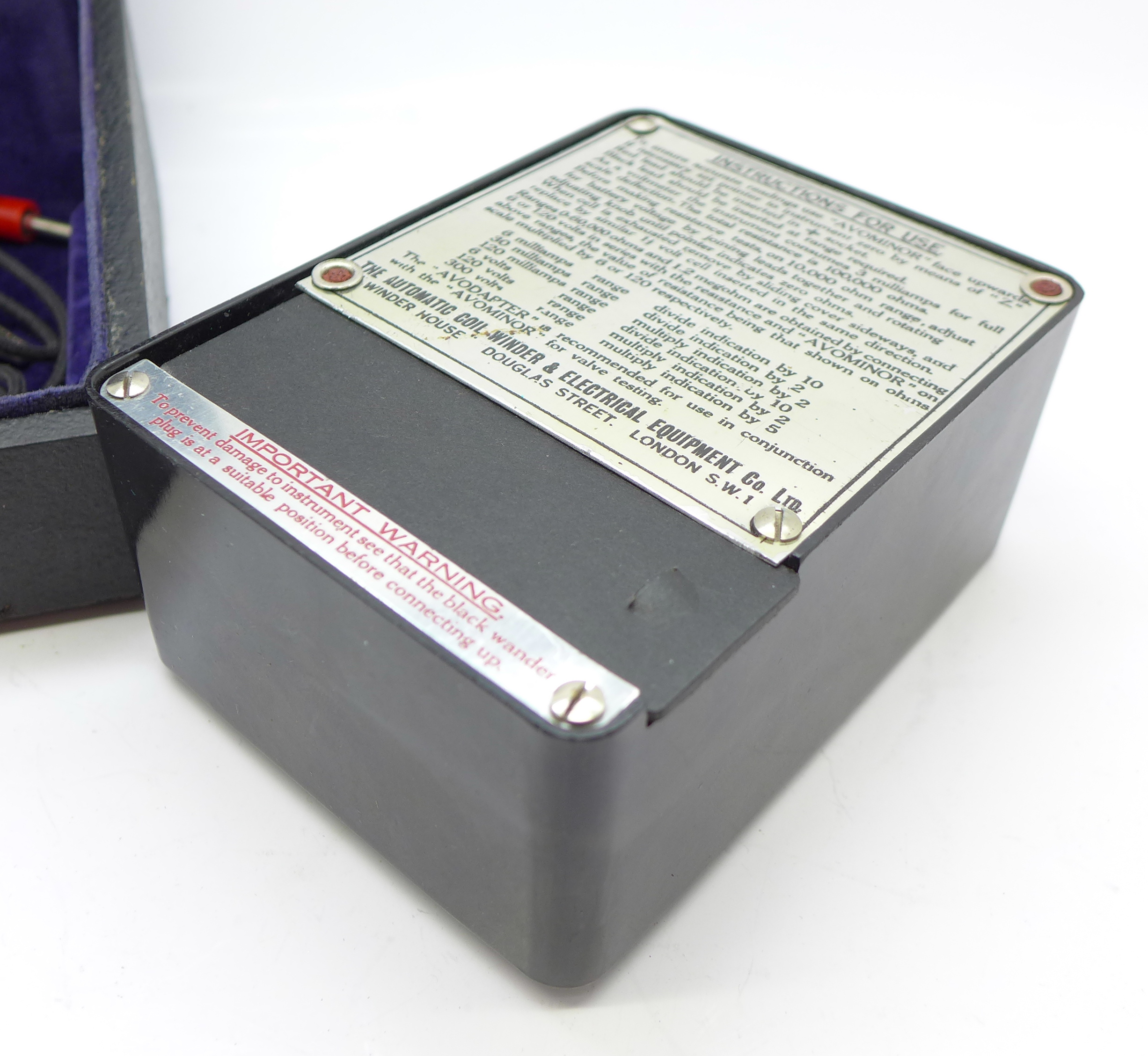 An early Avominor meter, - Image 3 of 3