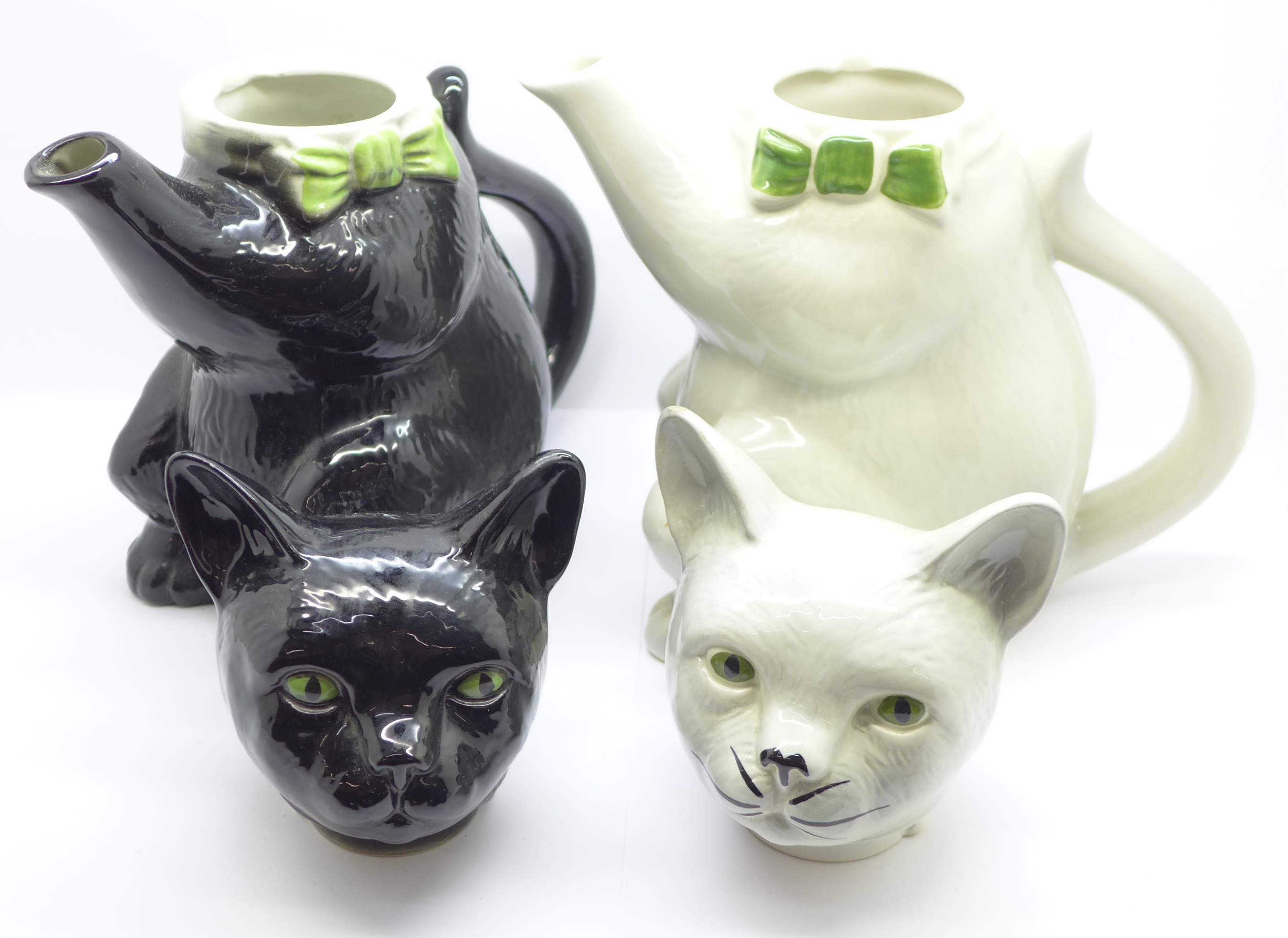 Two Tony Wood cat teapots - Image 2 of 3