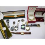 A 9ct gold cased Smiths Astral wristwatch, cased, case back bears inscription dated 1975,